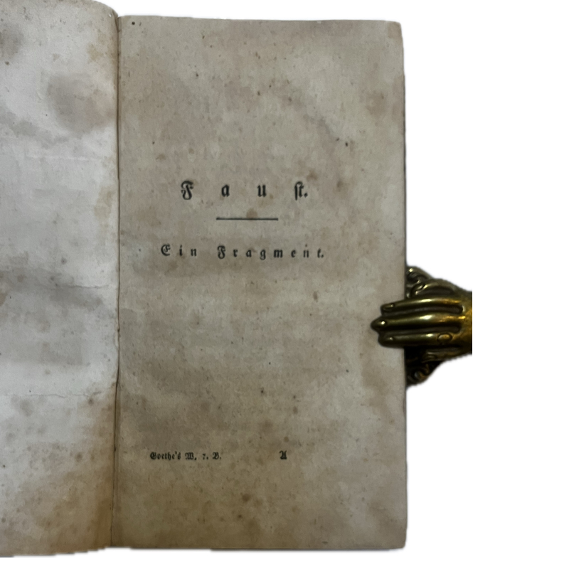 1790. GŒTHE, Johann Wolfang von. "Faust. Ein Fragment" - Imagen 4