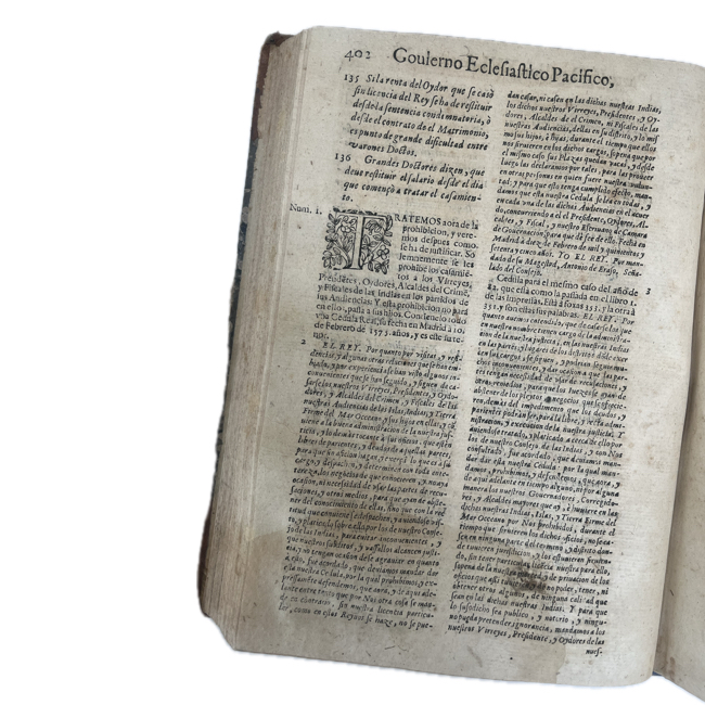 1657. VILLARROEL, Gaspar de. "Gobierno eclesiástico-pacífico y unión de los dos cuchillos, pontificio y regio". Segunda parte - Image 4