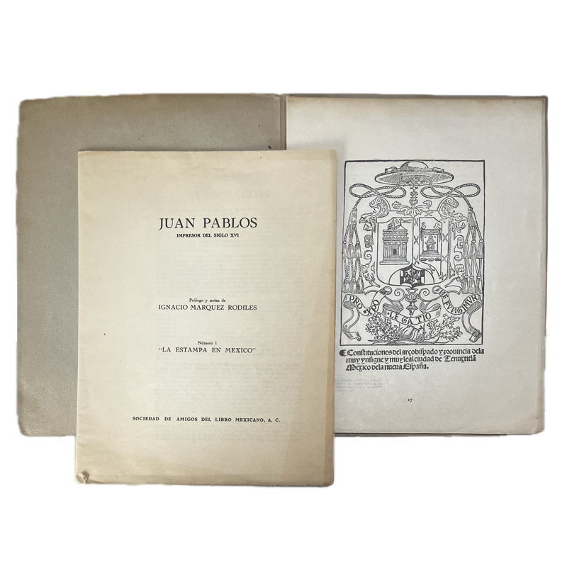 1954. "Juan Pablos: impresor del siglo XVI" - Image 3