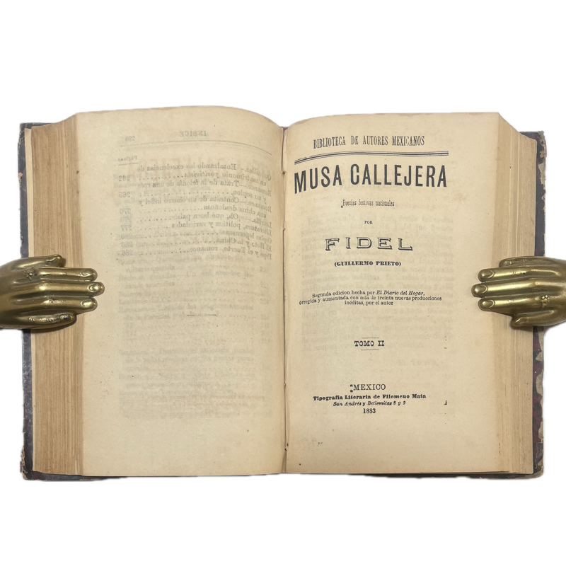 1883. FIDEL (Guillermo Prieto). "Musa Callejera" - Image 3