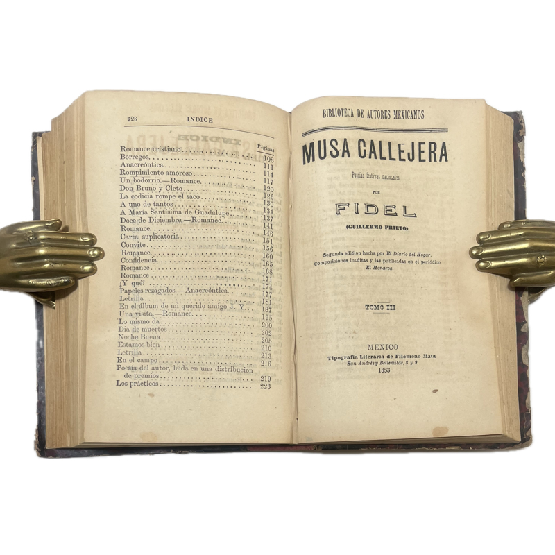 1883. FIDEL (Guillermo Prieto). "Musa Callejera" - Image 4