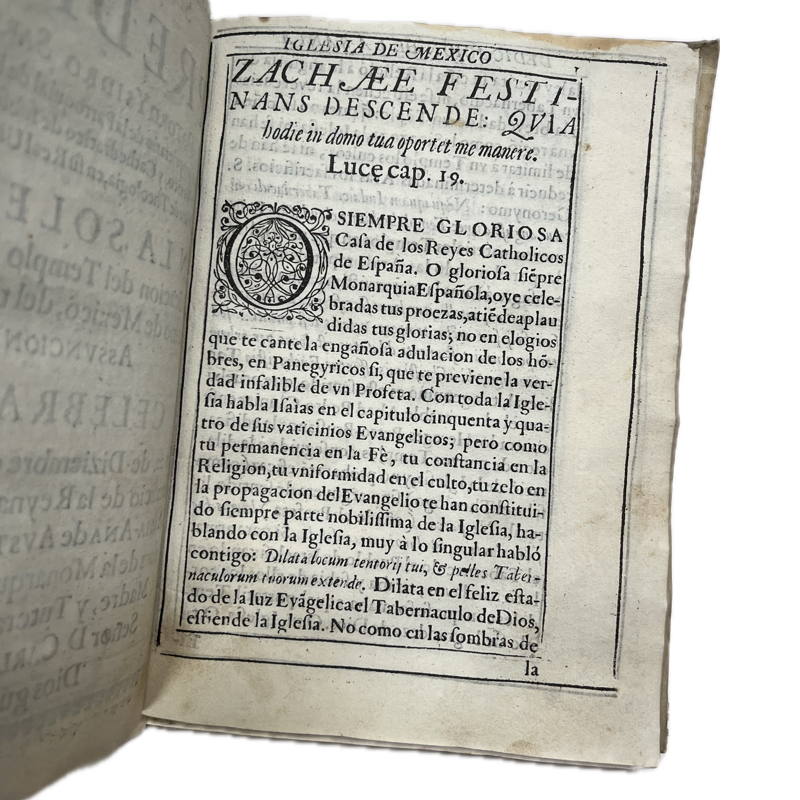 1668. "Noticia Breve de la Solemne , deseada, Última dedicación del Templo Metropolitano de México..." - Image 6