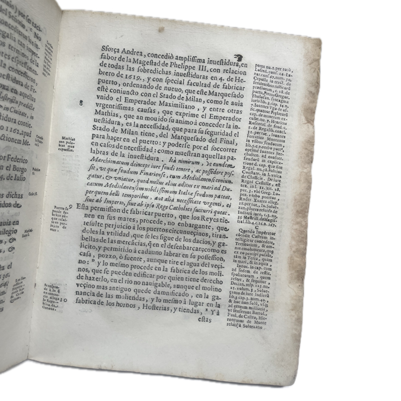 1633. RUIZ DE LAGUNA, Juan. "Discurso del derecho que tiene su Magestad para fabricar puerto en el Final " - Imagen 6