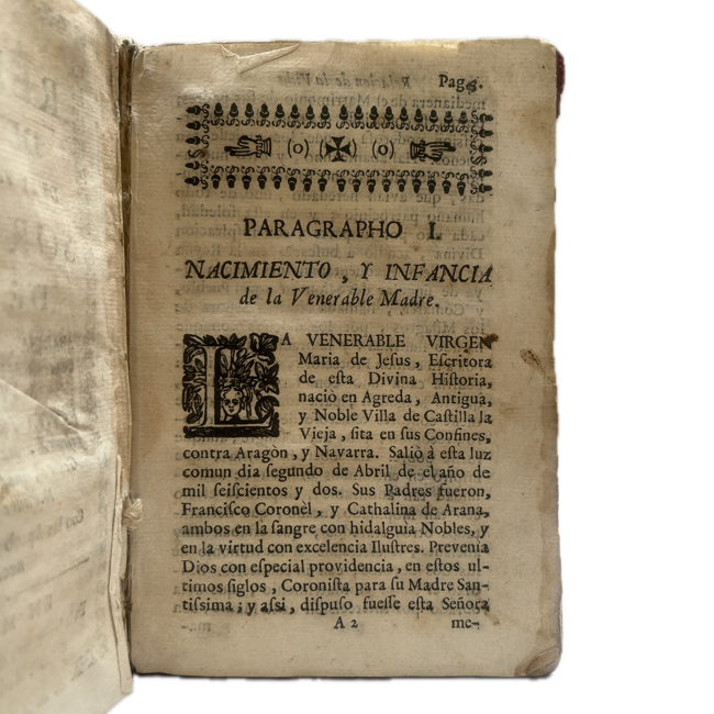 1758. XIMENEZ SAMANIEGO, Joseph. "Relación de la vida de la Venerable Madre Sor María de Jesús" - Image 3