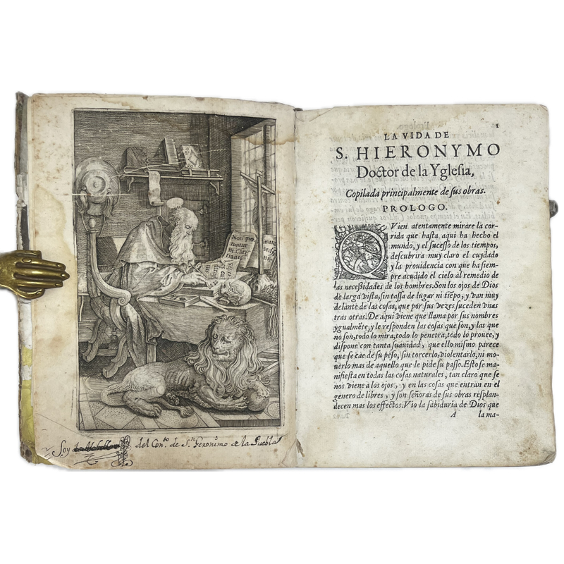 1595 | SIGUENZA, Fray José de "La Vida de S. Geronimo Dotor de la Santa Iglesia" - Imagen 3